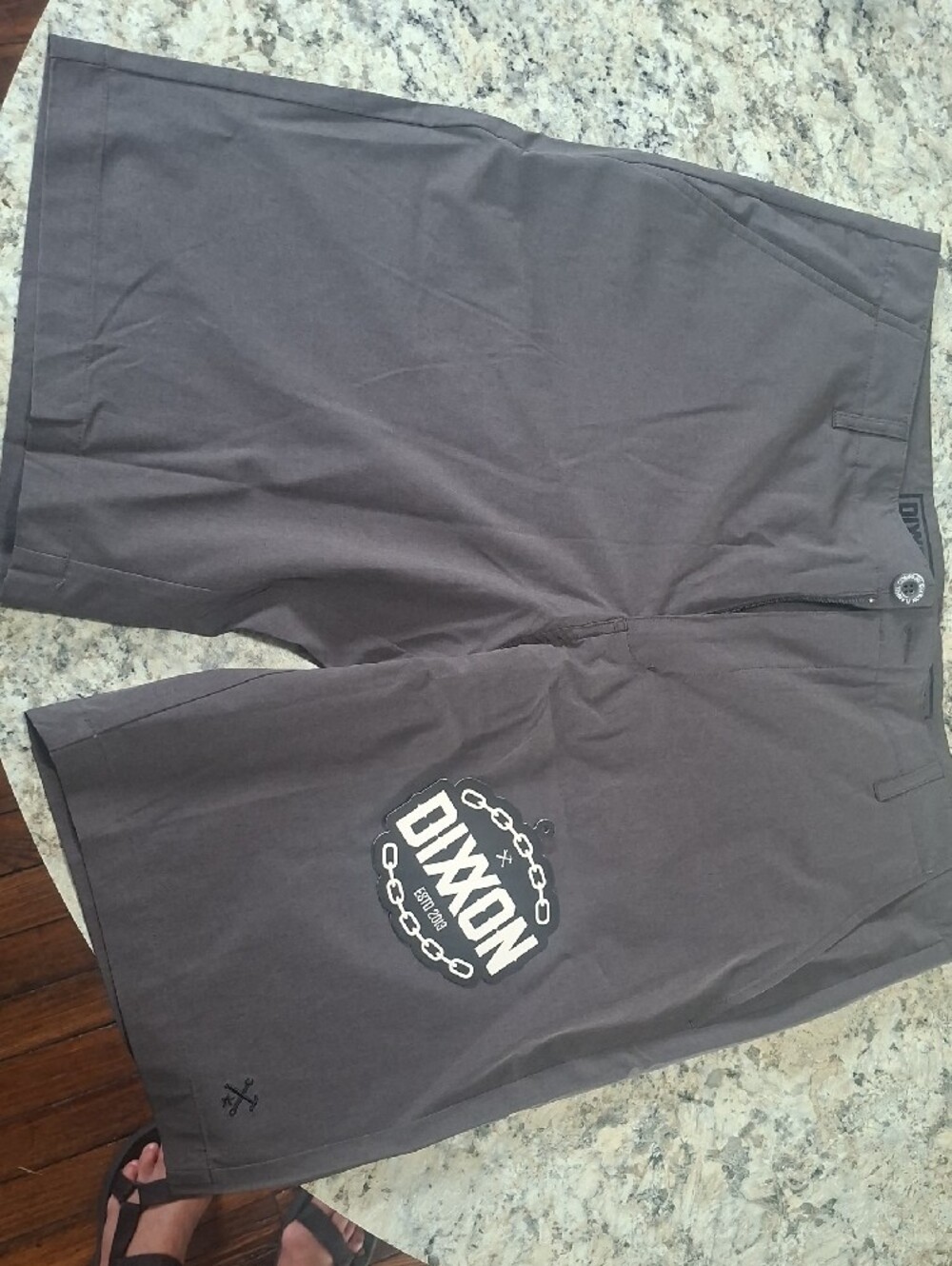 Dixon Gray Hybrid Shorts - 36 - Picture 2 of 3